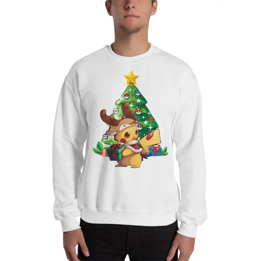 Christmas Tree Deer cosplay Pikachu Sweatshirt