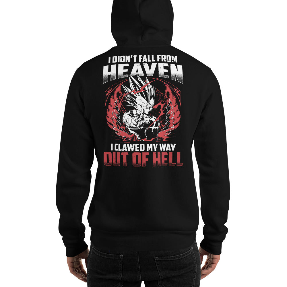 Dragon Ball Super Saiyan Majin Vegeta Out Of Hell Hoodie - KM0104HO