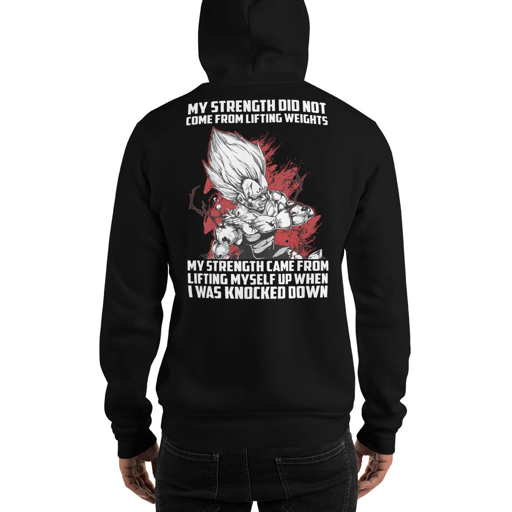 Dragon Ball Super Saiyan Majin Vegeta Knocked Down Hoodie - KM0105HO