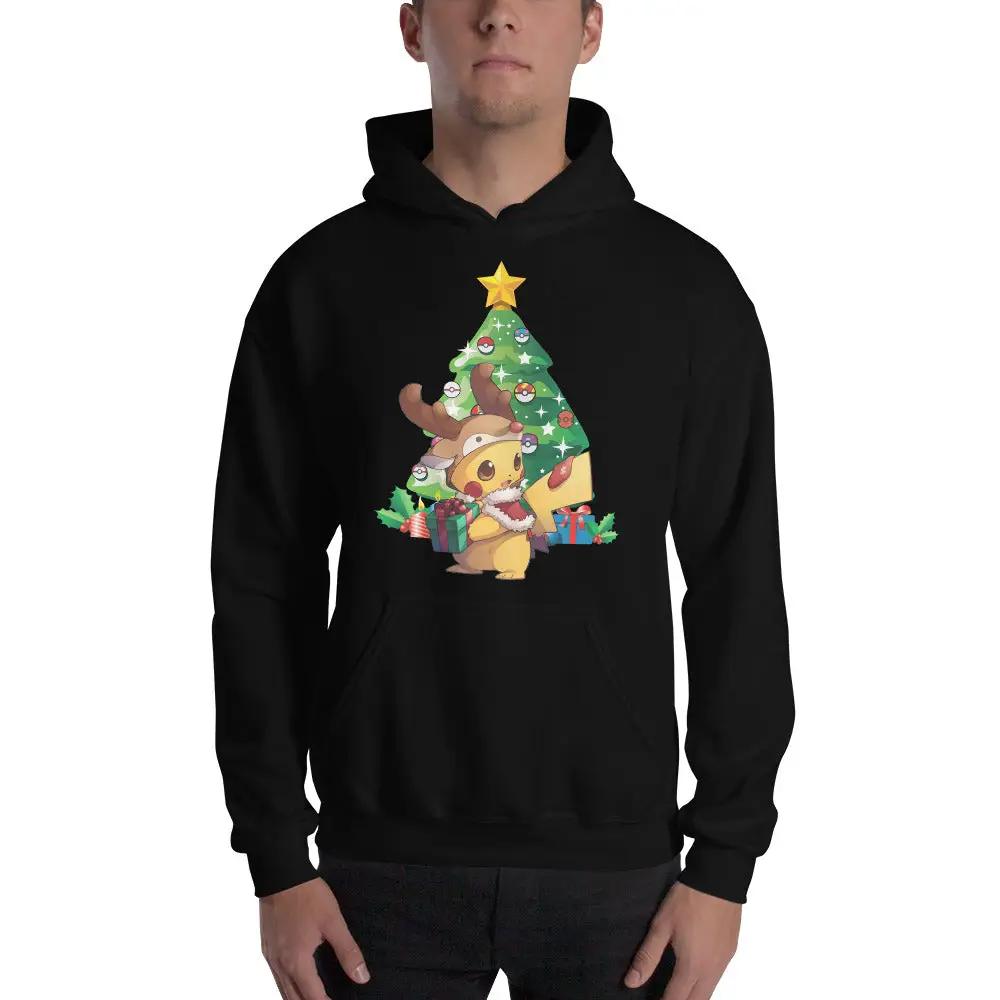 Christmas Deer Cosplay Pikachu Hoodie