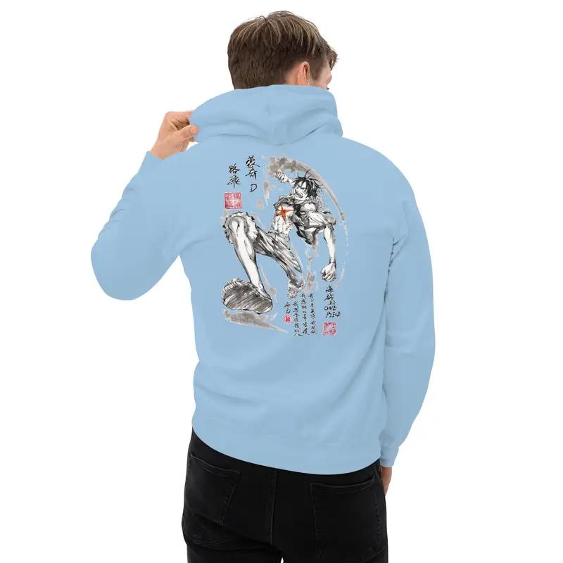 One Piece Monkey D Luffy Gum Gum Pistol Hoodie - KM0054HO