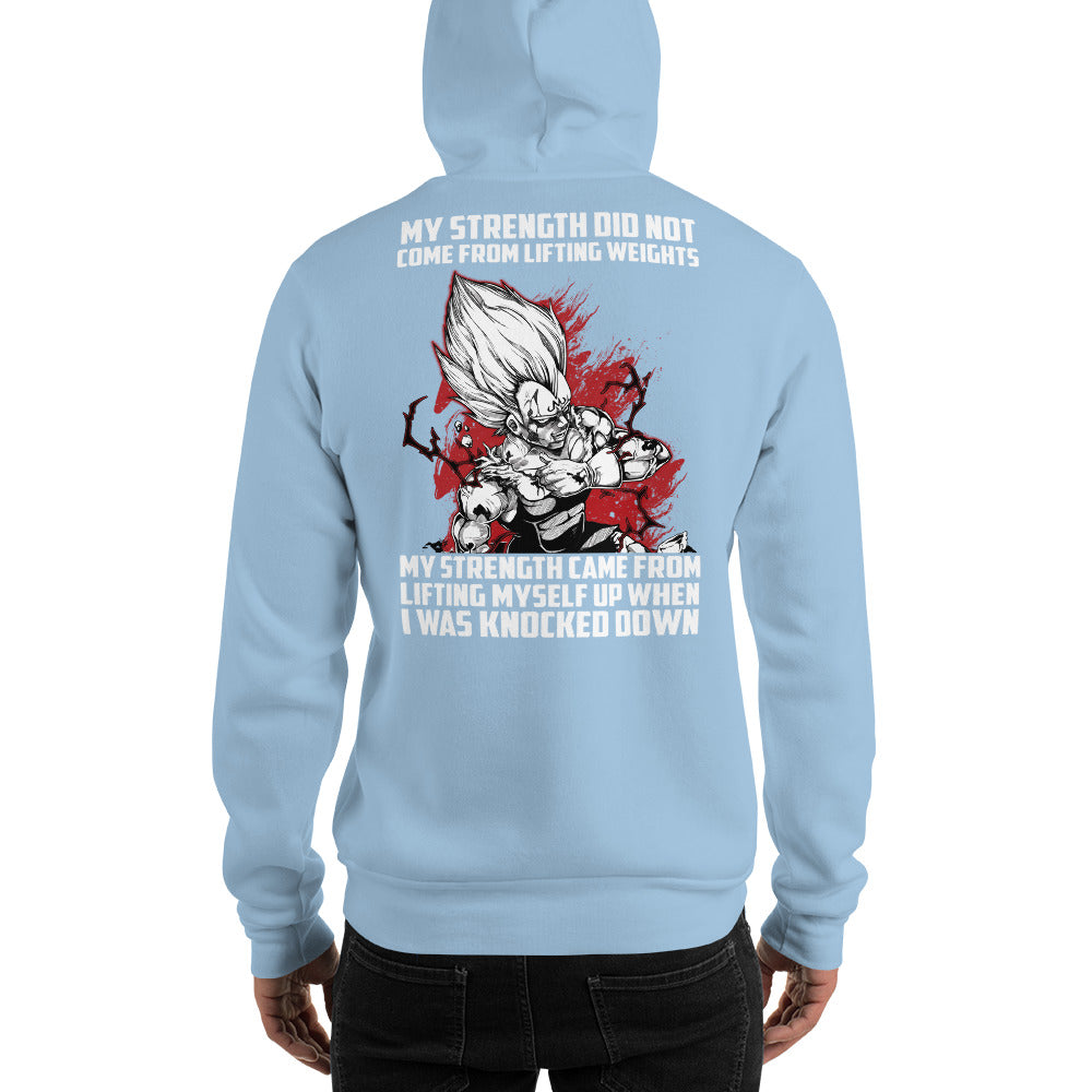 Dragon Ball Super Saiyan Majin Vegeta Knocked Down Hoodie - KM0105HO