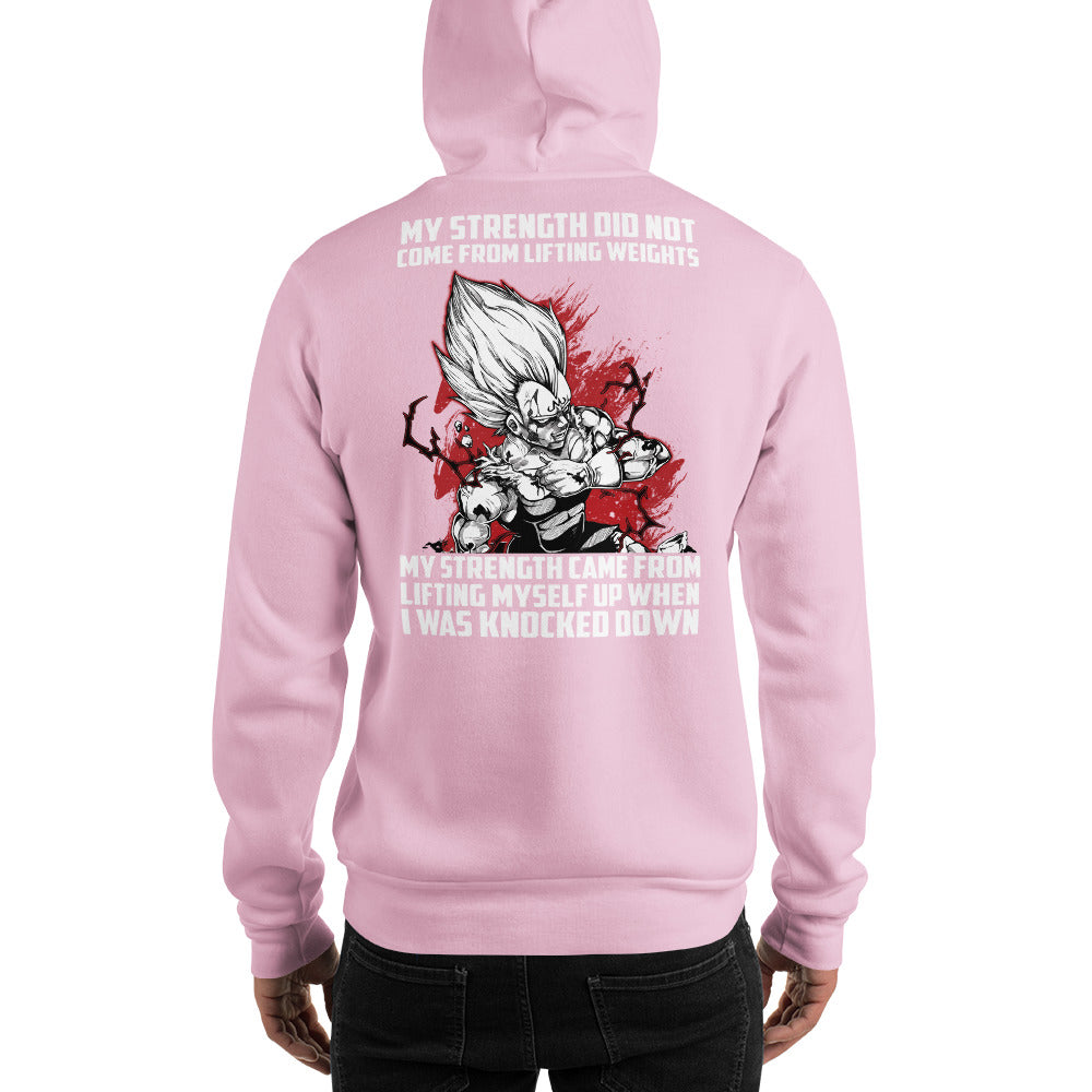 Dragon Ball Super Saiyan Majin Vegeta Knocked Down Hoodie - KM0105HO