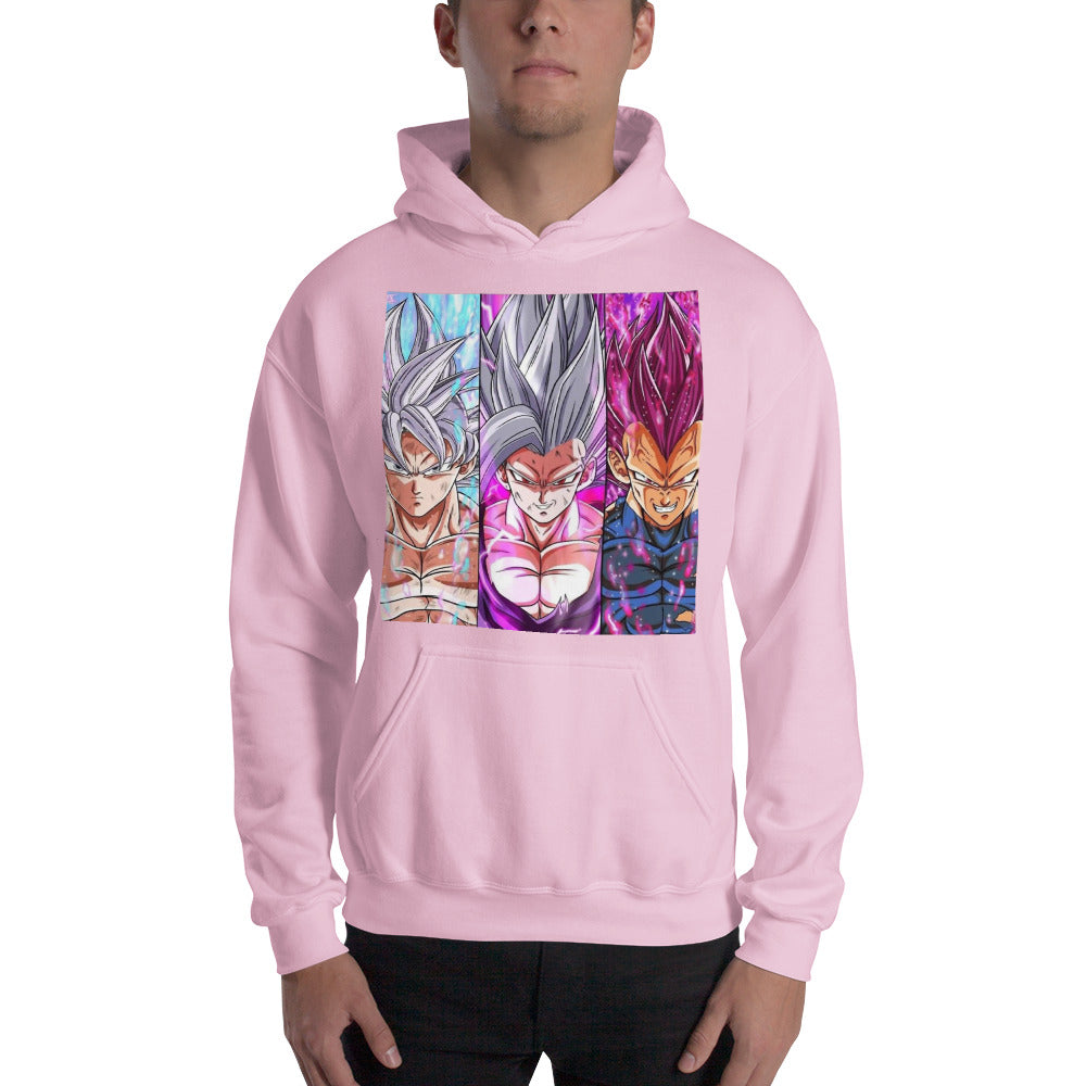 Super Saiyan Goku UI, Gohan Beast and Vegeta MUI Hoodie - KM0115HO