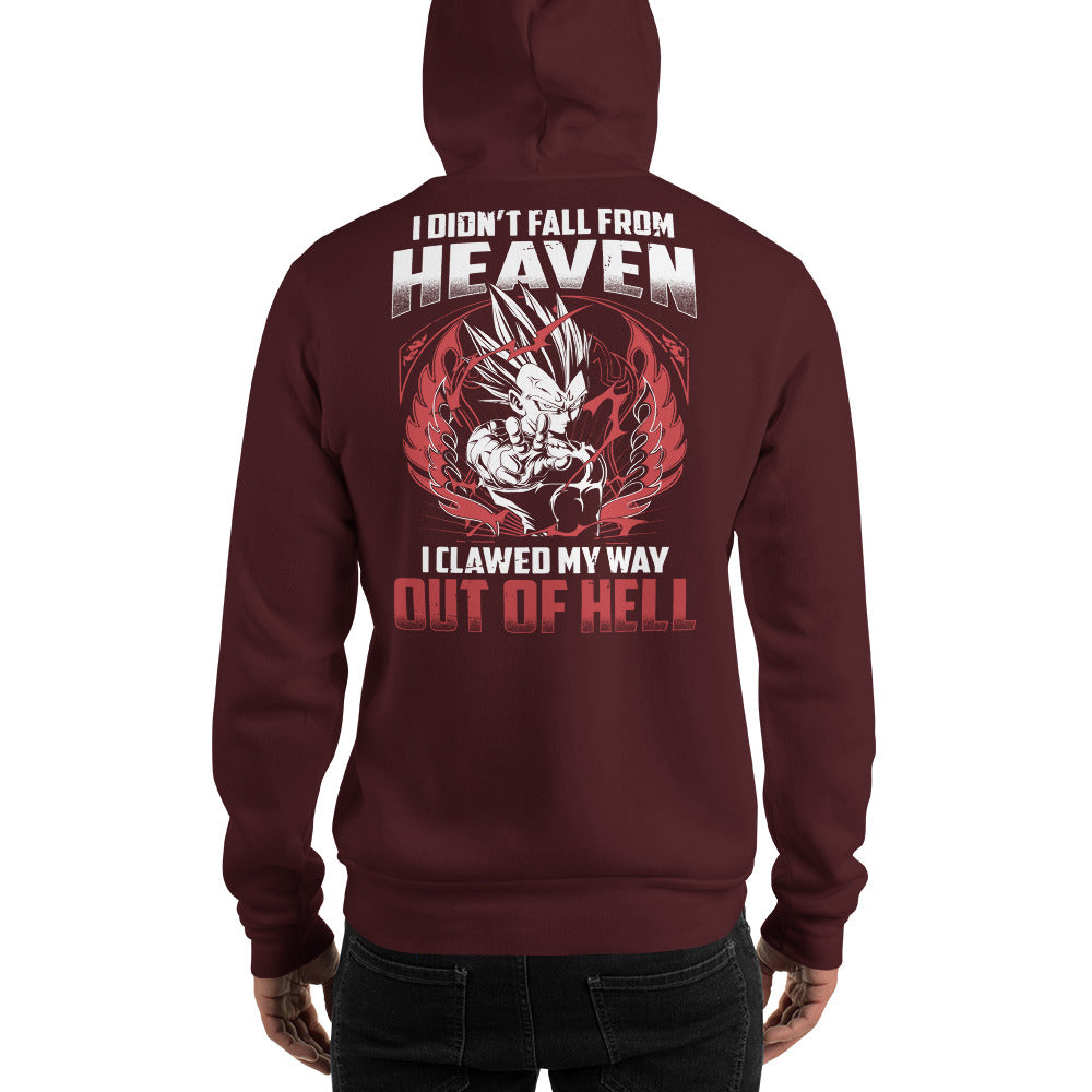 Dragon Ball Super Saiyan Majin Vegeta Out Of Hell Hoodie - KM0104HO