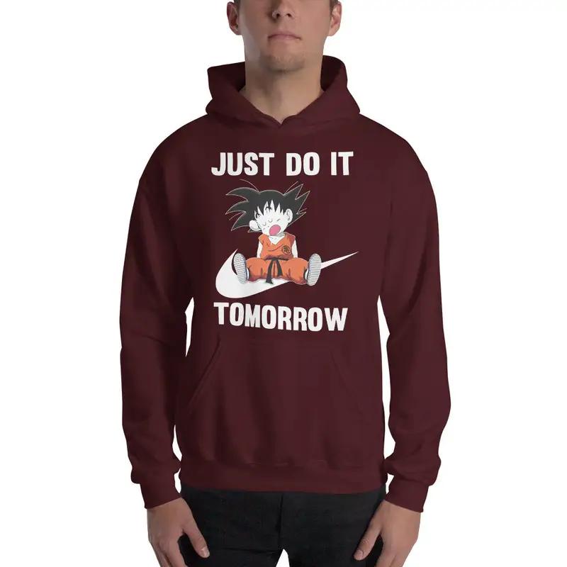 Super Saiyan Goku Just Do It Tomorrow Hoodie - KM0077HO