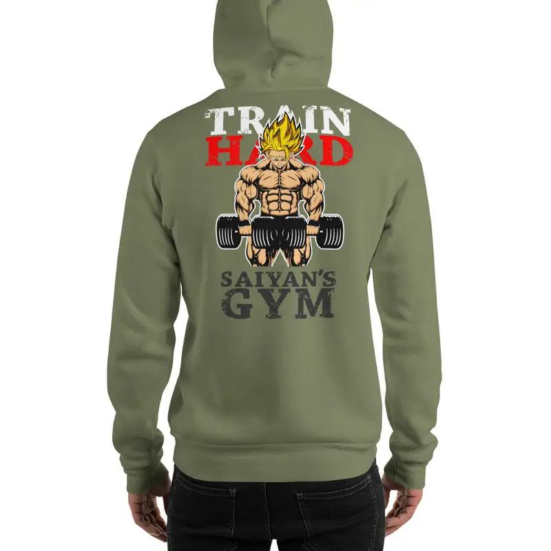 Dragon Ball Super Saiyan Gym Training Hard Hoodie - KM0081HO