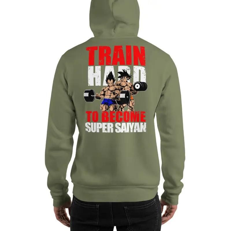 Dragon Ball Training To Become Super Saiyan Hoodie - KM0082HO