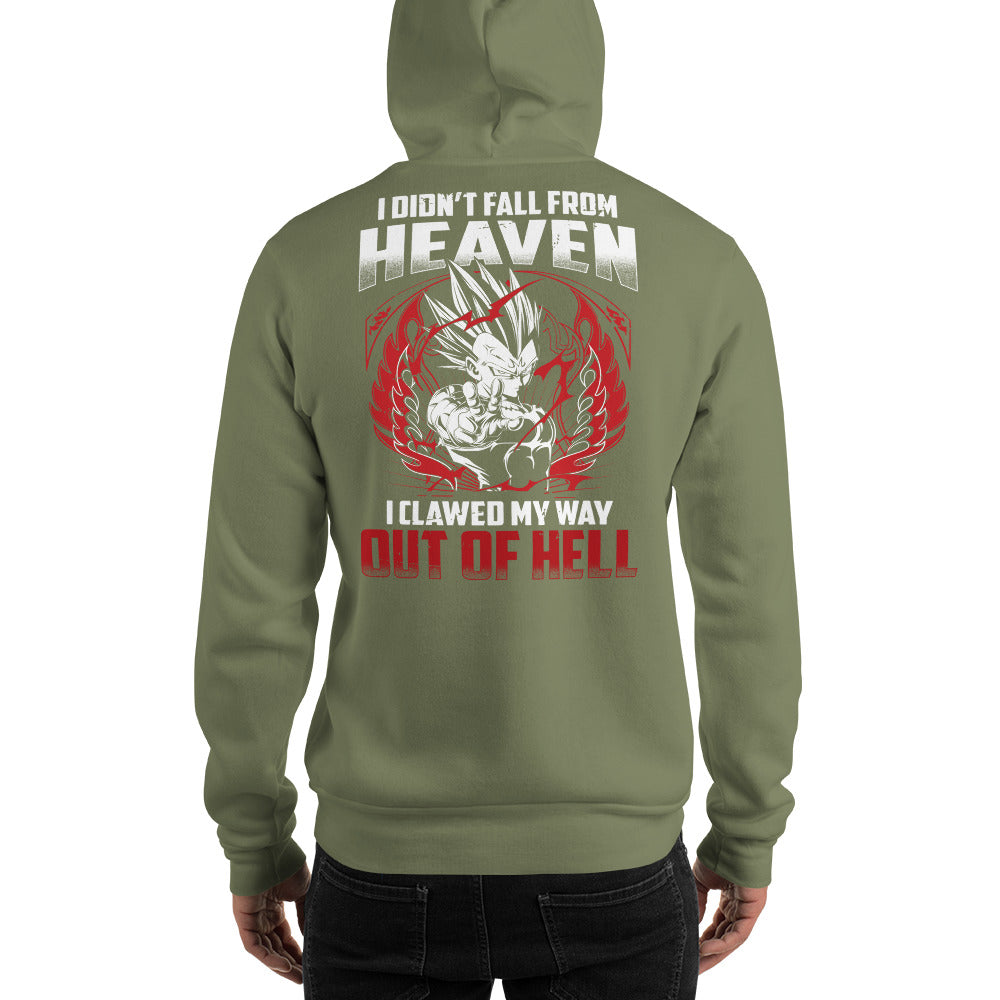 Dragon Ball Super Saiyan Majin Vegeta Out Of Hell Hoodie - KM0104HO