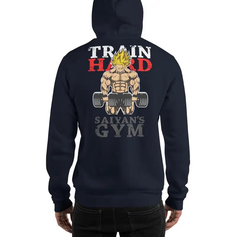 Dragon Ball Super Saiyan Gym Training Hard Hoodie - KM0081HO