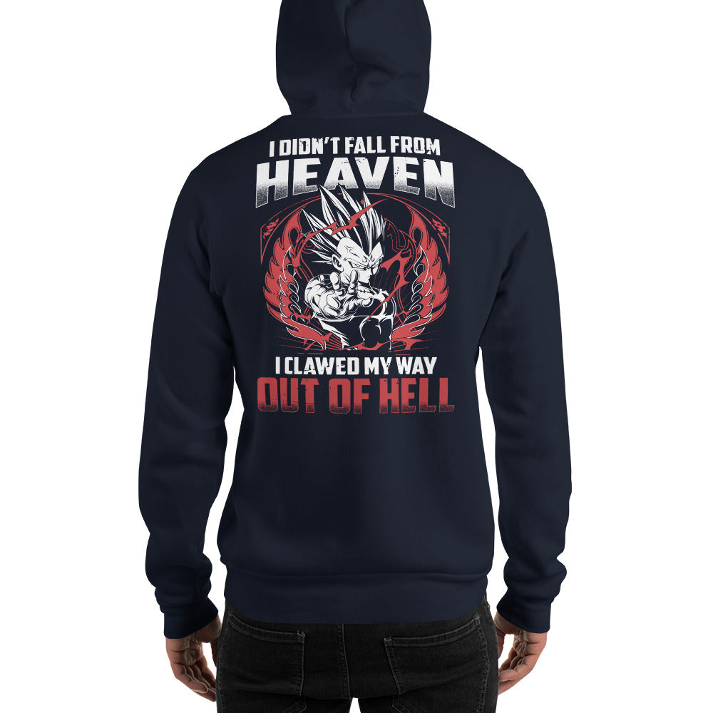 Dragon Ball Super Saiyan Majin Vegeta Out Of Hell Hoodie - KM0104HO