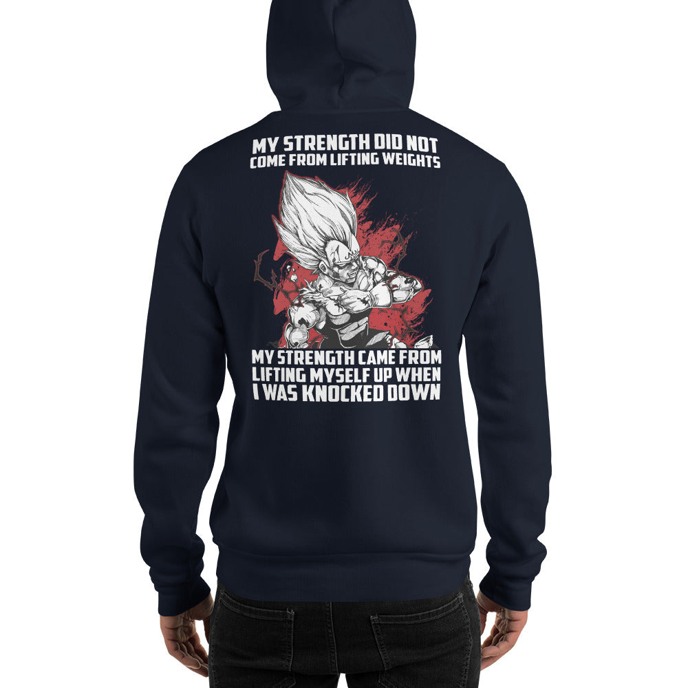 Dragon Ball Super Saiyan Majin Vegeta Knocked Down Hoodie - KM0105HO