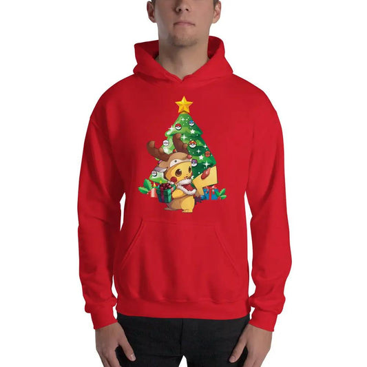 Christmas Deer Cosplay Pikachu Hoodie