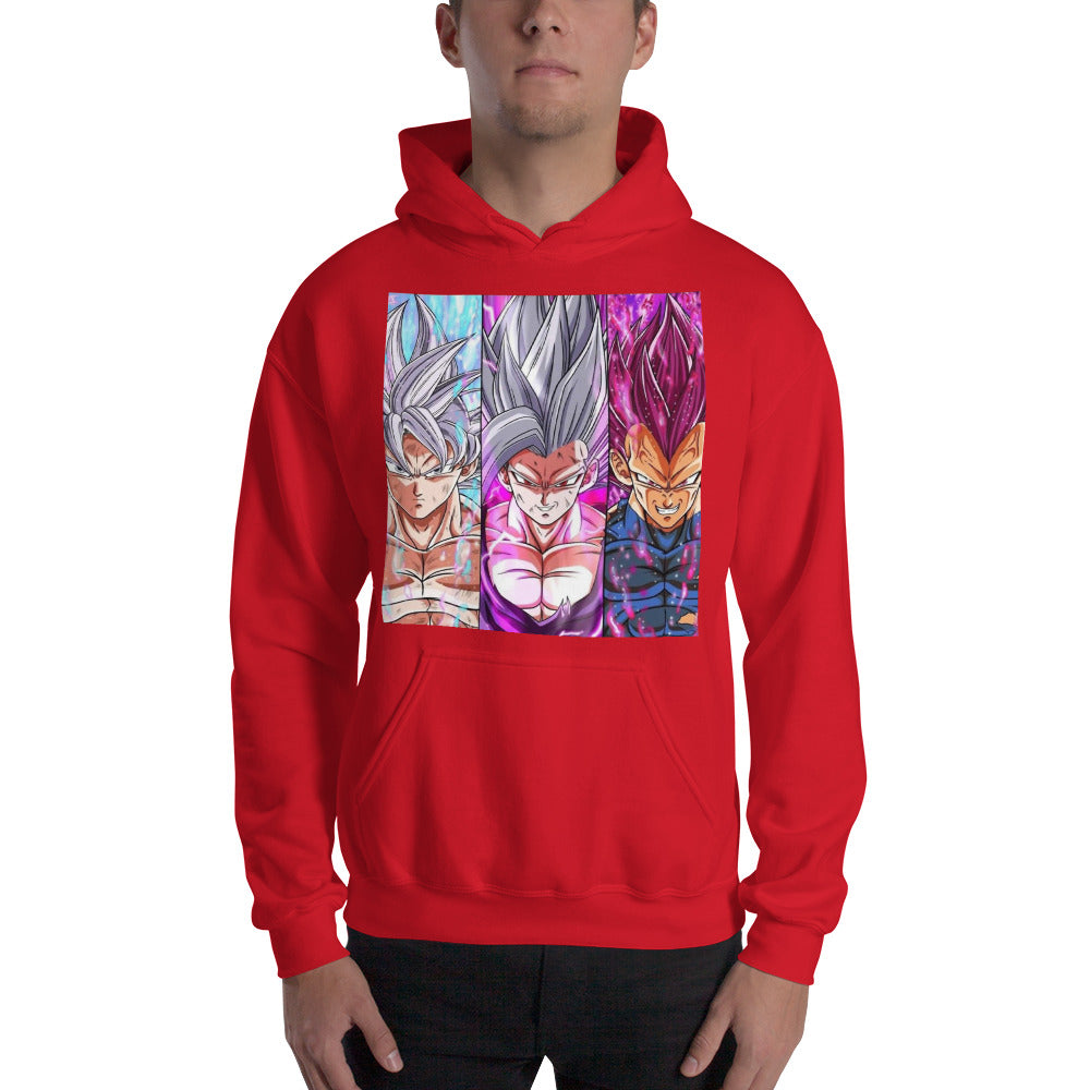 Super Saiyan Goku UI, Gohan Beast and Vegeta MUI Hoodie - KM0115HO