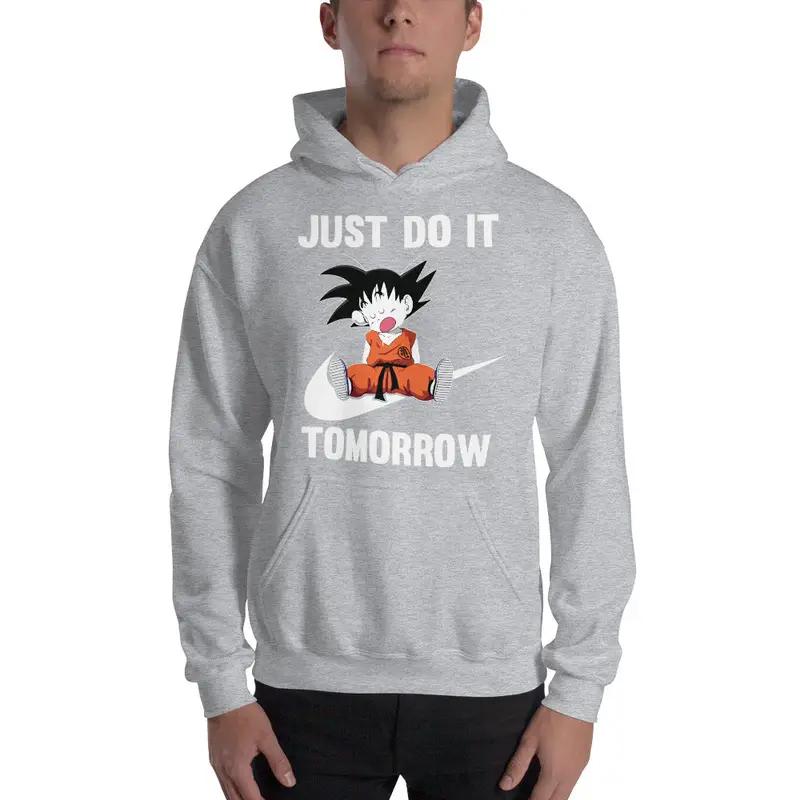 Super Saiyan Goku Just Do It Tomorrow Hoodie - KM0077HO