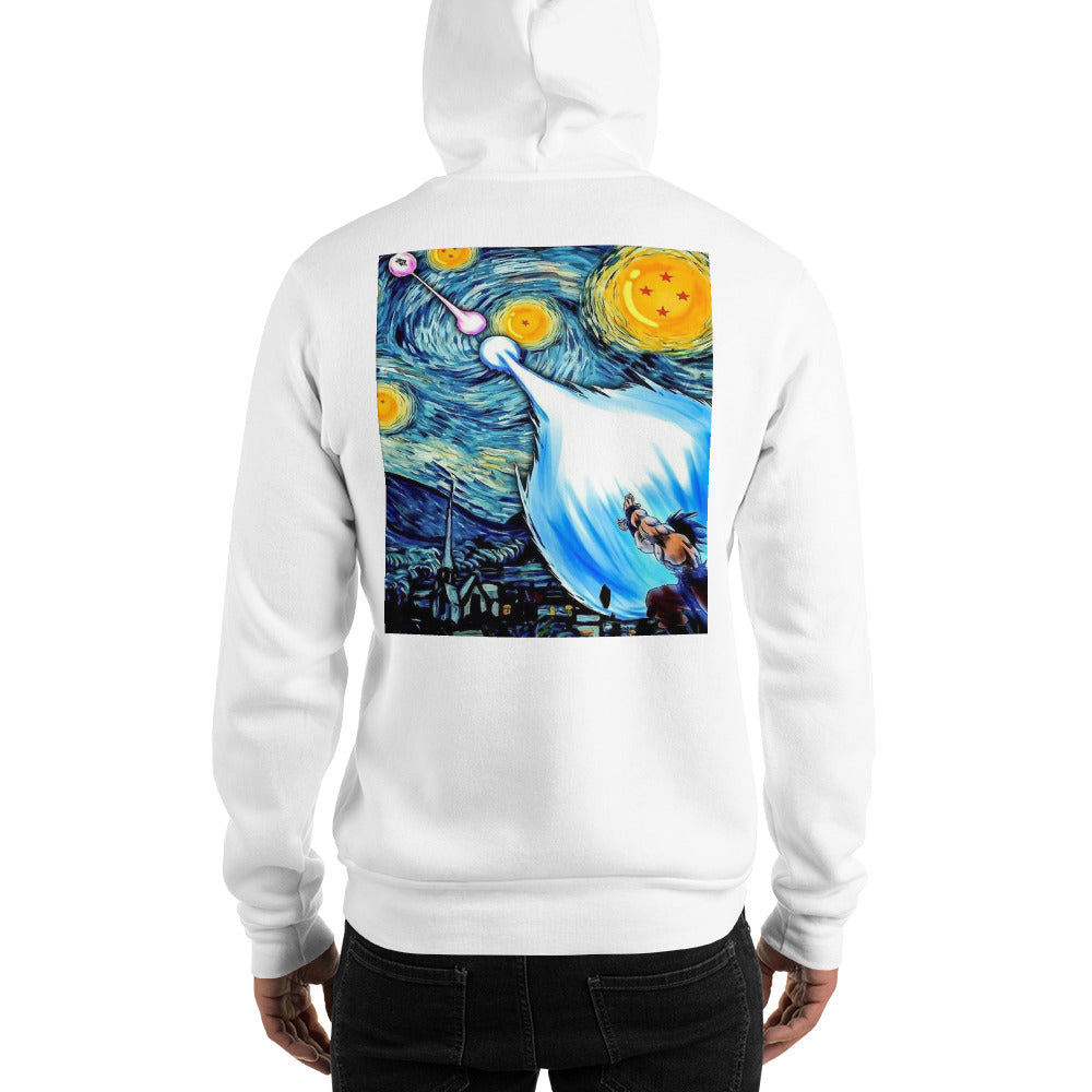 Dragon Ball Super Saiyan Goku and Vegeta Van Gogh Hoodie - KM0103HO