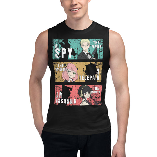 Spy X Family Father Mother Daughter Forger Family Tank Top