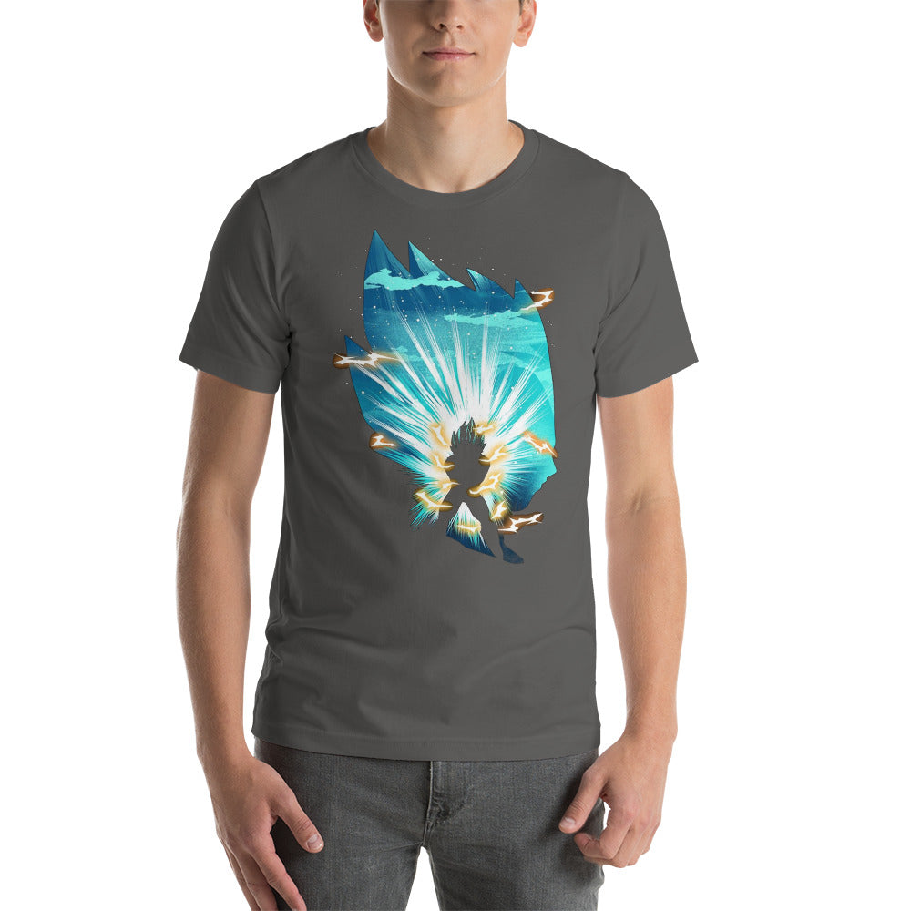 Dragon Ball Super Saiyan Vegeta God Grey T Shirt