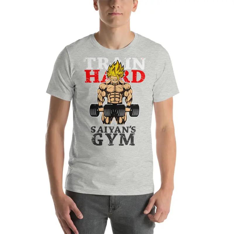 Dragon Ball Super Saiyan Gym Training Hard T Shirt - KM0081TS