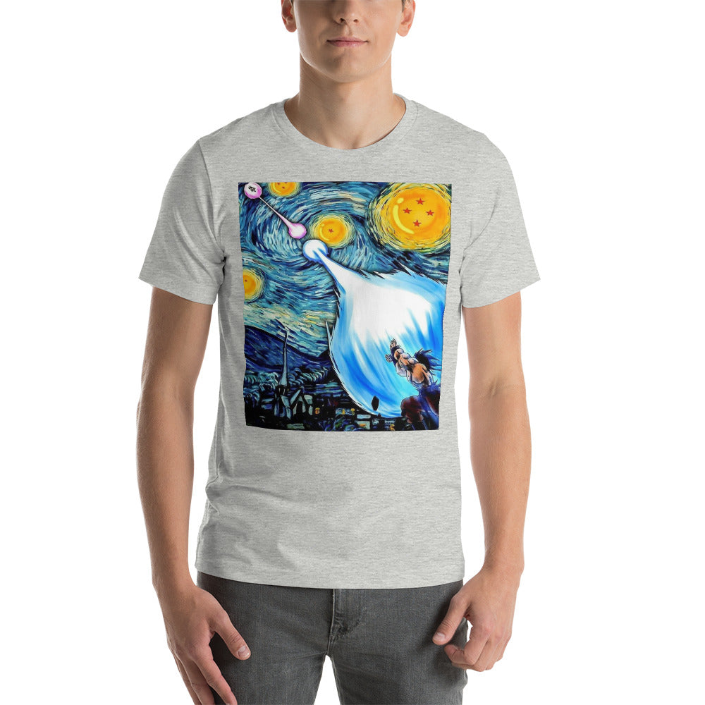 Dragon Ball Super Saiyan Goku and Vegeta Van Gogh T Shirt - KM0103TS