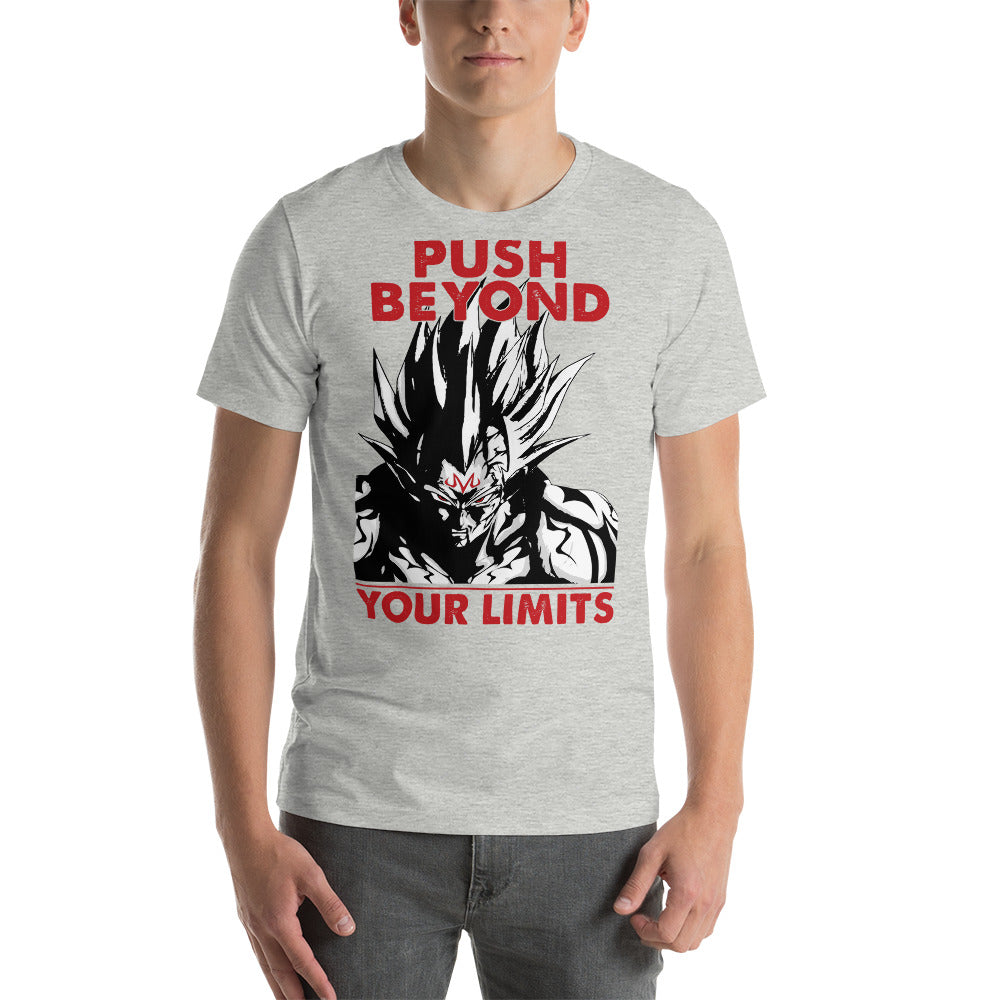 Super Saiyan Majin Vegeta Push Beyond Your Limits T shirt