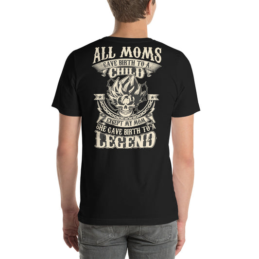 Dragon Ball Super Saiyan Mom T Shirt  Black