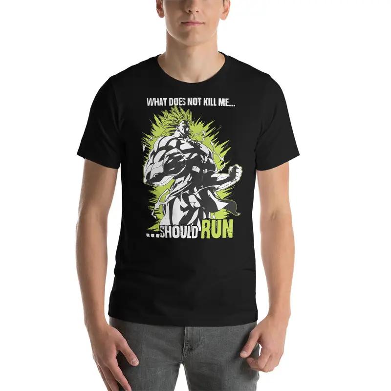 Dragon Ball Super Saiyan Broly Should Run T Shirt - KM0066TS