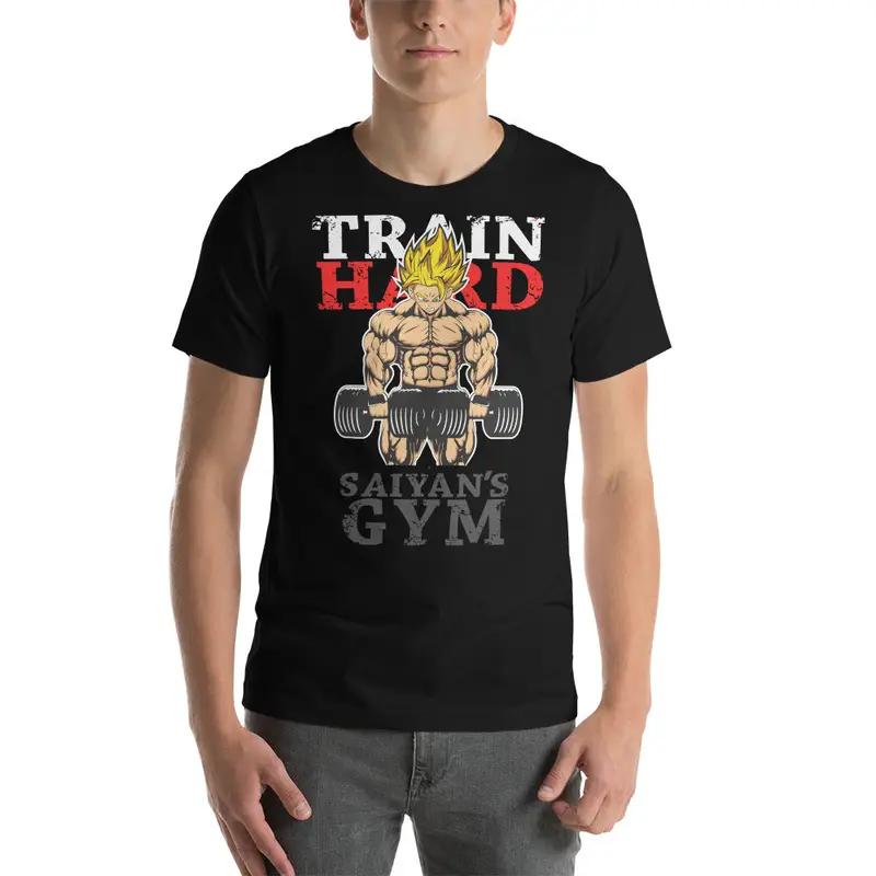 Dragon Ball Super Saiyan Gym Training Hard T Shirt - KM0081TS