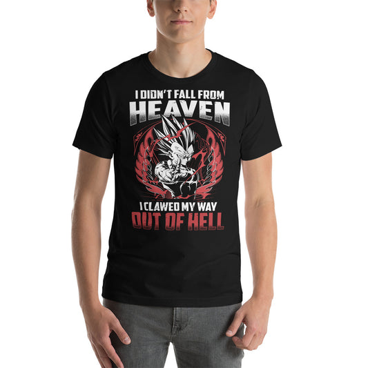 Dragon Ball Super Saiyan Majin Vegeta Out Of Hell T Shirt - KM0104TS