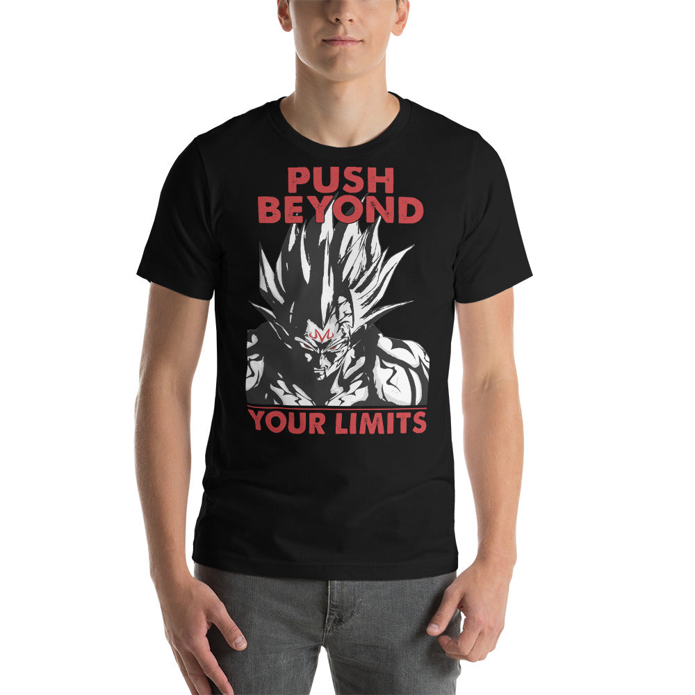 Super Saiyan Majin Vegeta Push Beyond Your Limits T shirt