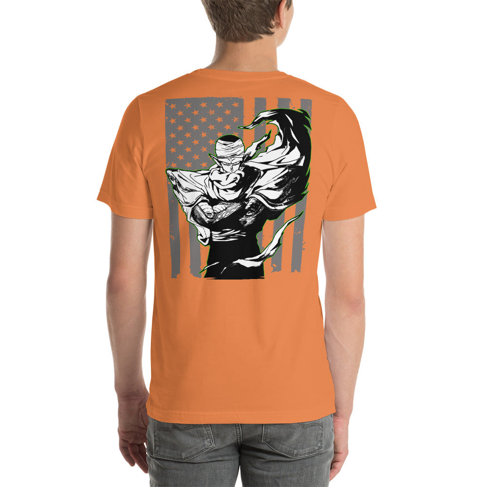 Dragon Ball Super Saiyan Piccolo American Flag T Shirt - KM0116TS