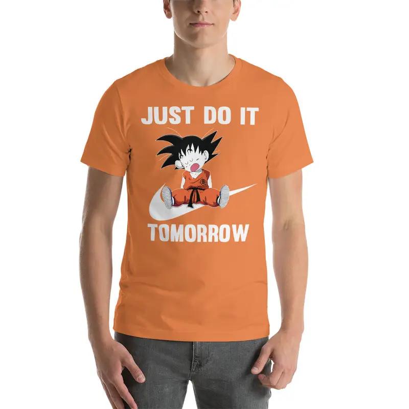 Super Saiyan Goku Just Do It Tomorrow T Shirt - KM0077TS