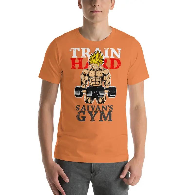 Dragon Ball Super Saiyan Gym Training Hard T Shirt - KM0081TS