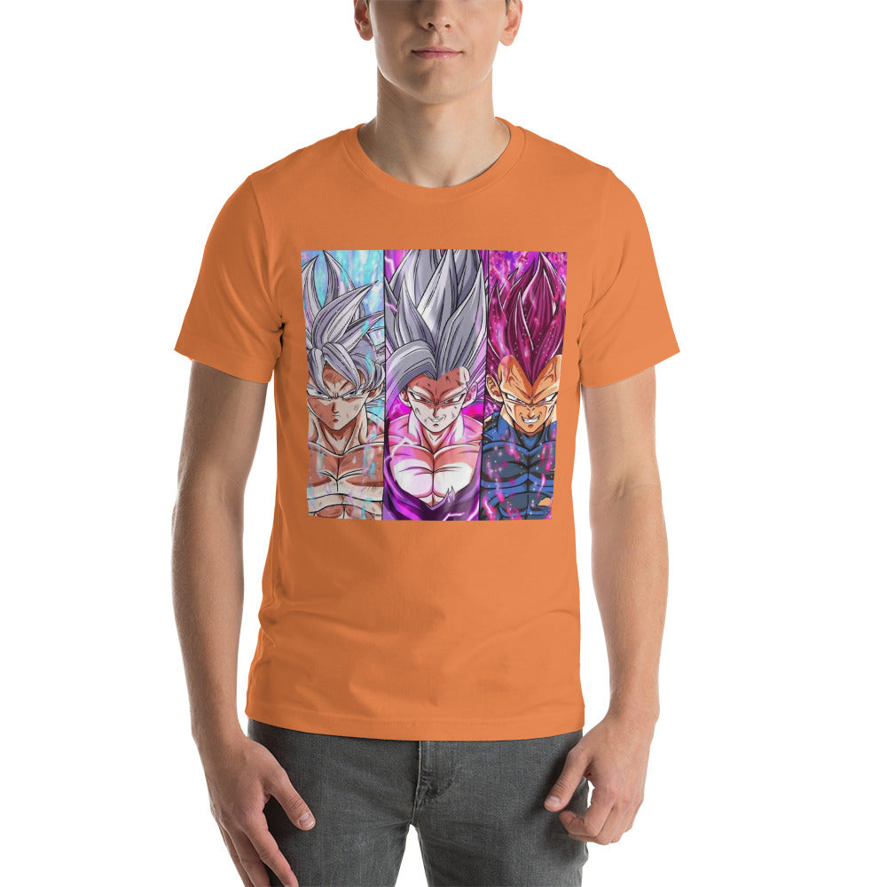 Super Saiyan Goku UI, Gohan Beast and Vegeta MUI T Shirt - KM0115TS