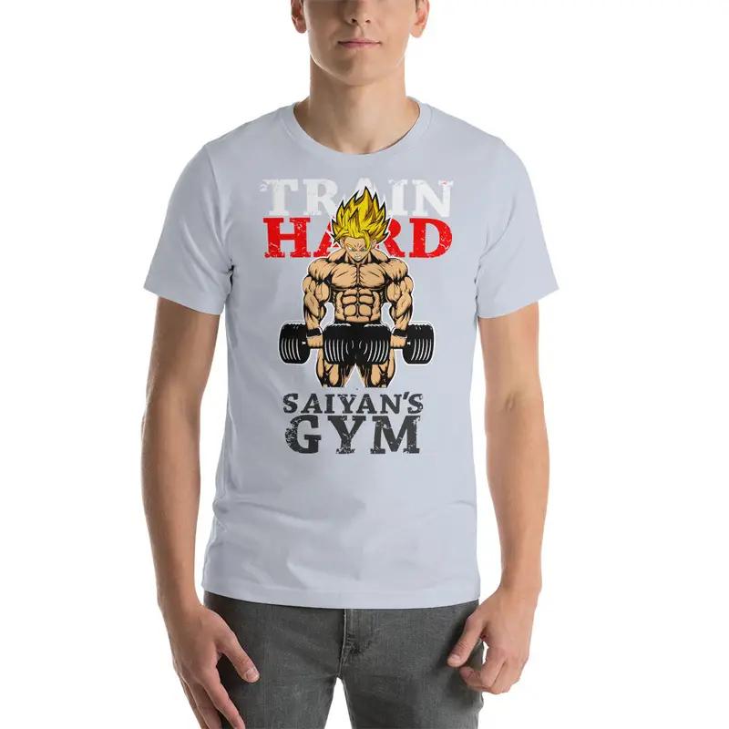 Dragon Ball Super Saiyan Gym Training Hard T Shirt - KM0081TS