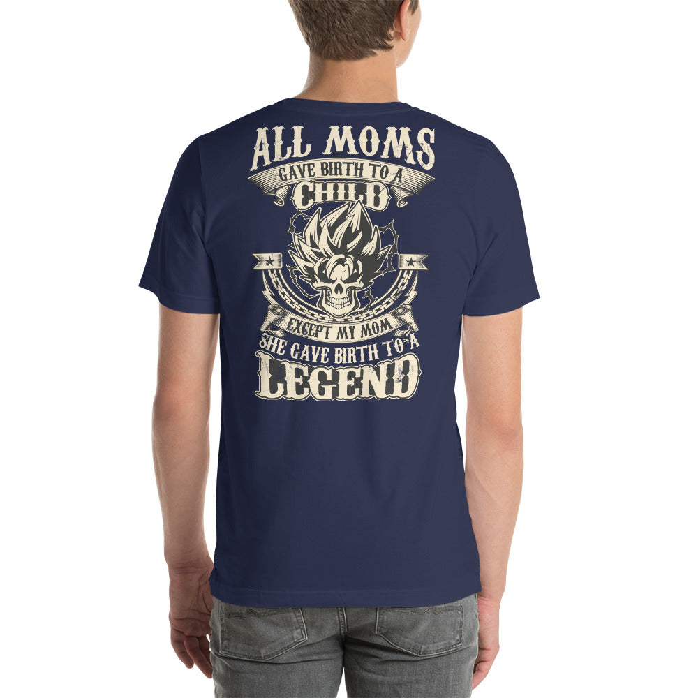 Dragon Ball Super Saiyan Mom T Shirt Navy