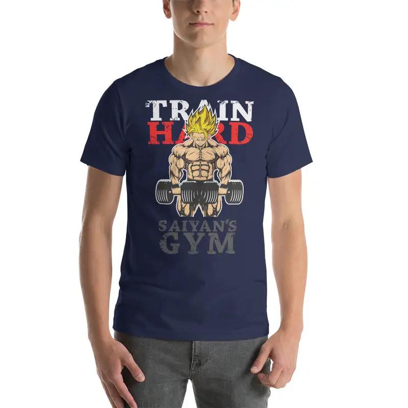 Dragon Ball Super Saiyan Gym Training Hard T Shirt - KM0081TS