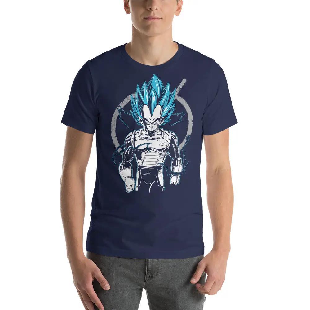 Dragon Ball Super Saiyan God Vegeta with Whis Symbol T Shirt 