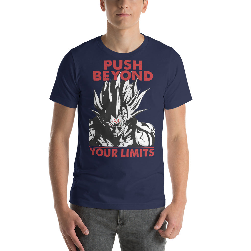 Super Saiyan Majin Vegeta Push Beyond Your Limits T shirt