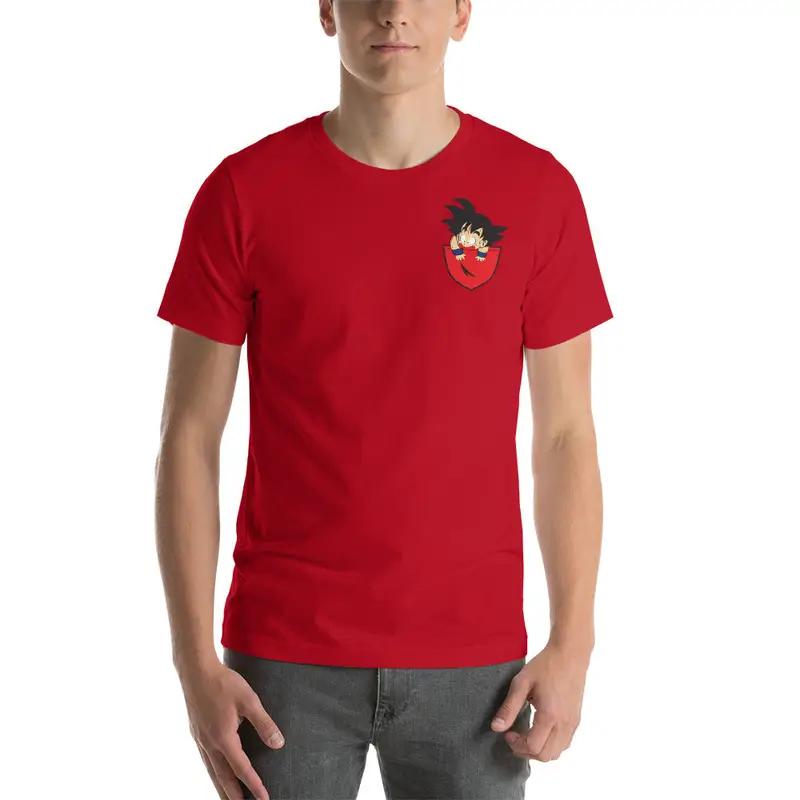 Dragon Ball Super Saiyan Goku in Pocket T Shirt - KM0076TS