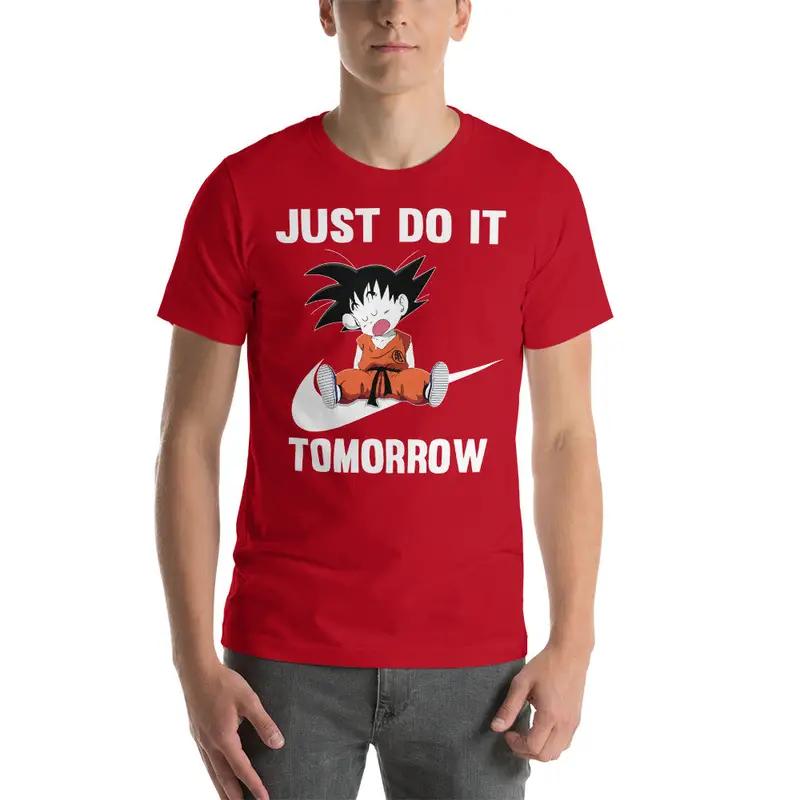 Super Saiyan Goku Just Do It Tomorrow T Shirt - KM0077TS