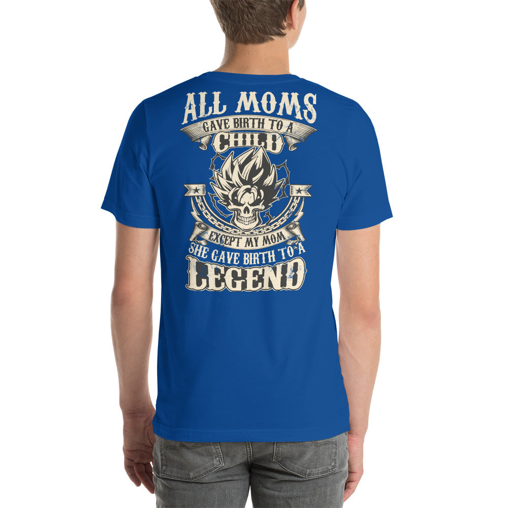 Dragon Ball Super Saiyan Mom T Shirt Blue