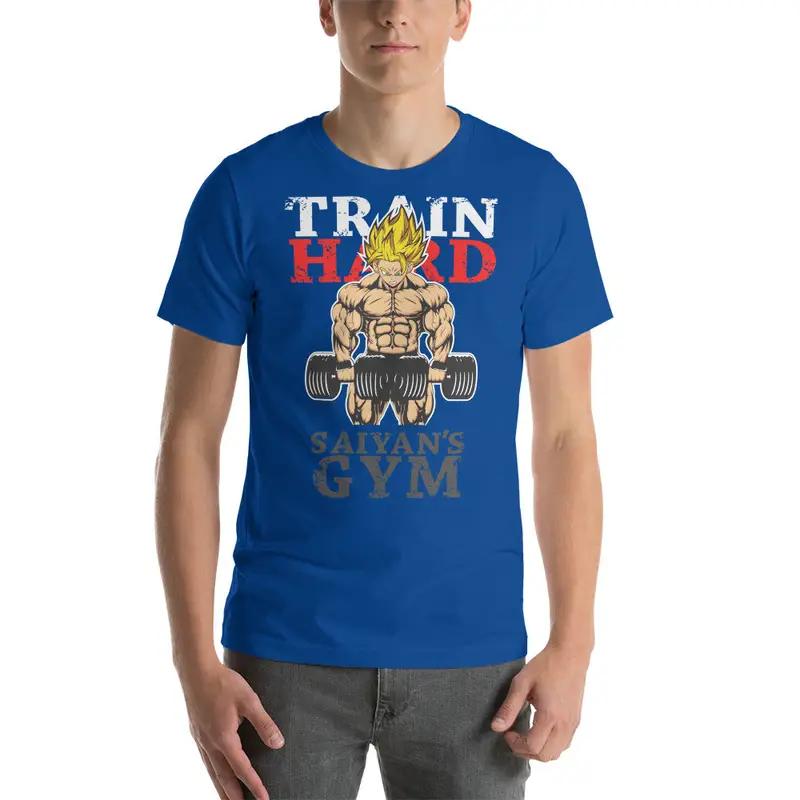 Dragon Ball Super Saiyan Gym Training Hard T Shirt - KM0081TS