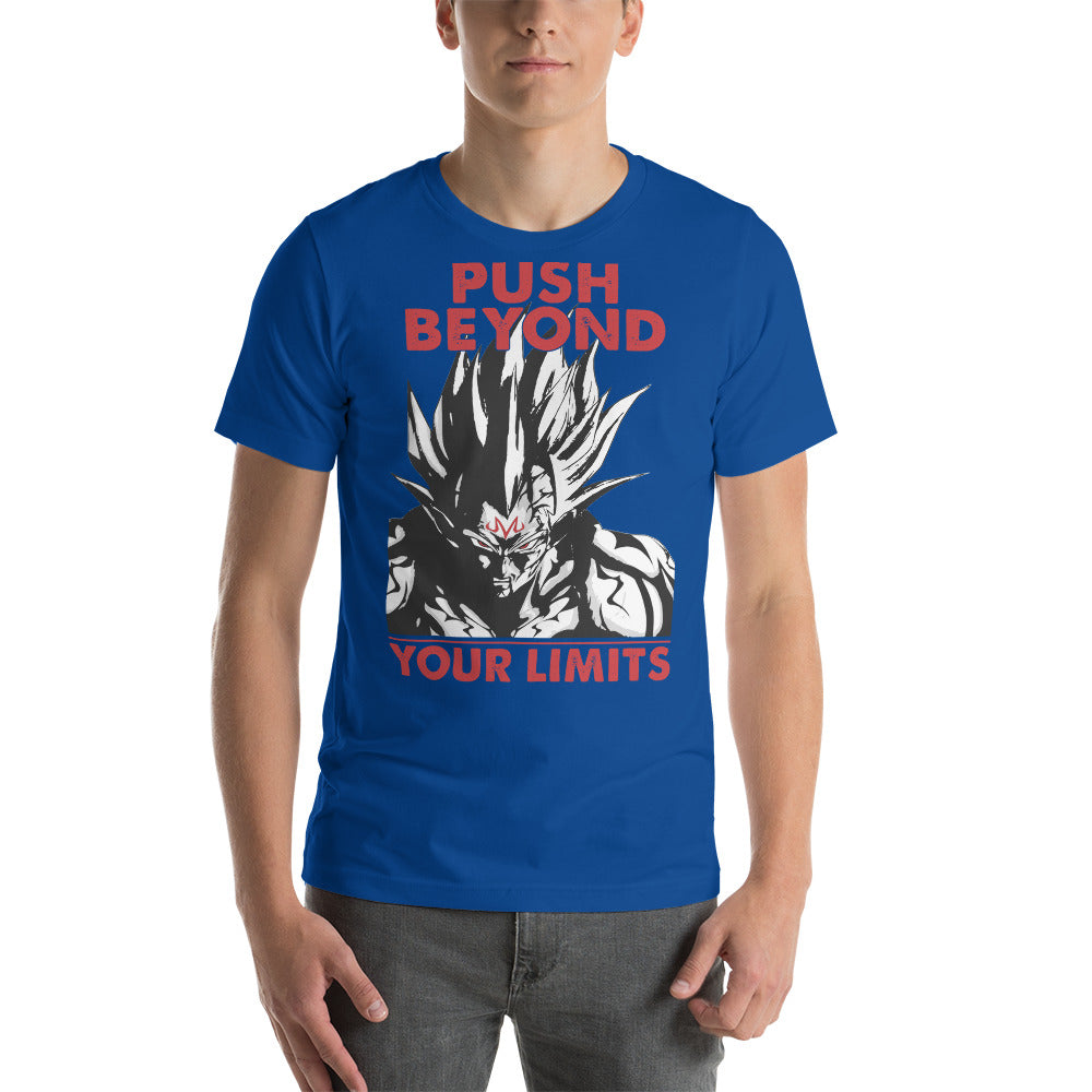 Super Saiyan Majin Vegeta Push Beyond Your Limits T shirt