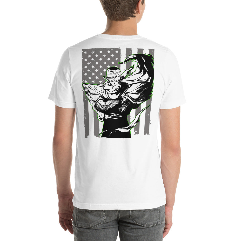 Dragon Ball Super Saiyan Piccolo American Flag T Shirt - KM0116TS