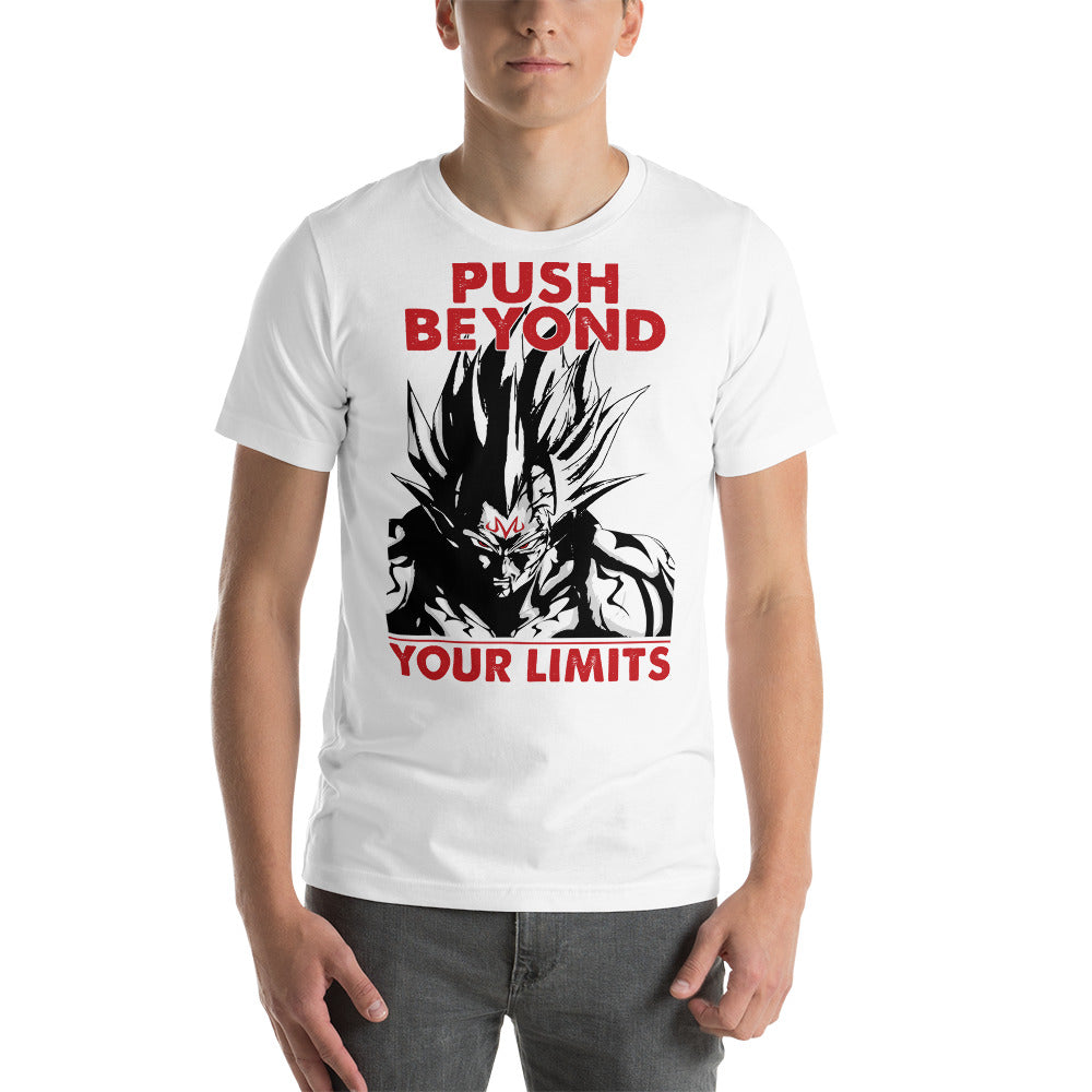 Super Saiyan Majin Vegeta Push Beyond Your Limits T shirt