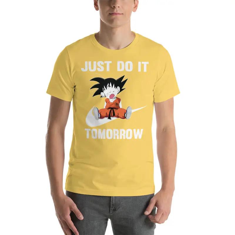 Super Saiyan Goku Just Do It Tomorrow T Shirt - KM0077TS