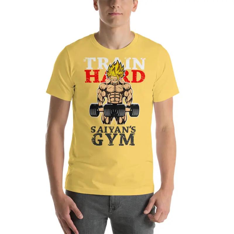 Dragon Ball Super Saiyan Gym Training Hard T Shirt - KM0081TS